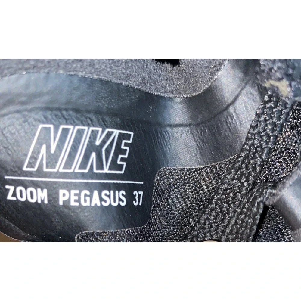 Nike Air Zoom Pegasus 37 Black White 2020 - BQ9647-002  Women's Size 6.5